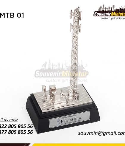 Souvenir Miniatur Tower Protelindo